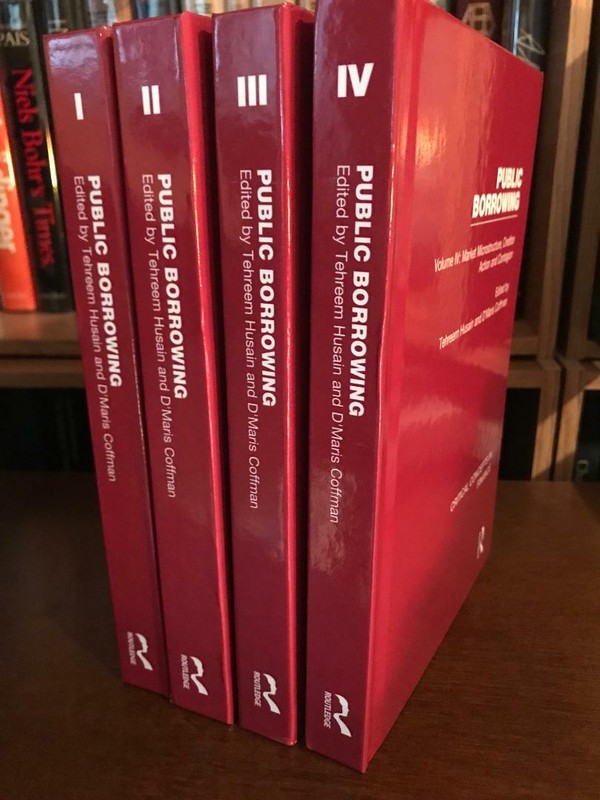 Critical Concepts in Finance / Public Borrowing 4 Volumes Set 2021 Routledge HB