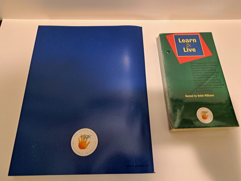 Learn & Live George Lucas Educational Foundation VHS & Book Set 1997 VHS Book gallery