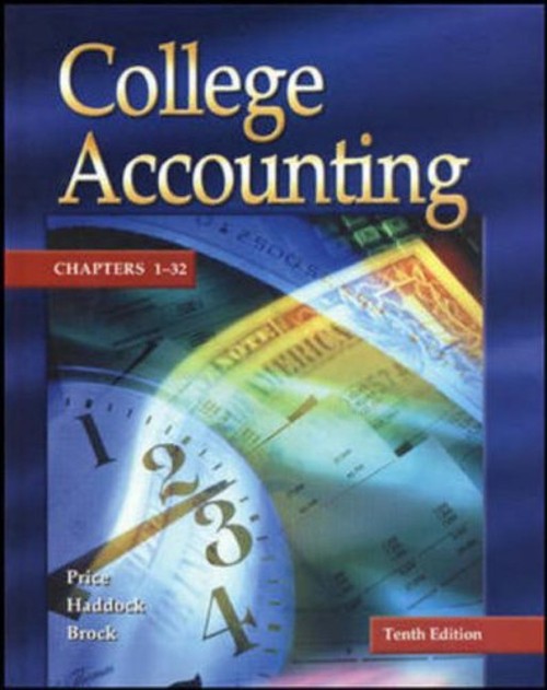 Update Edition of College Accounting : Chapters 1-32 W/ NT and PW