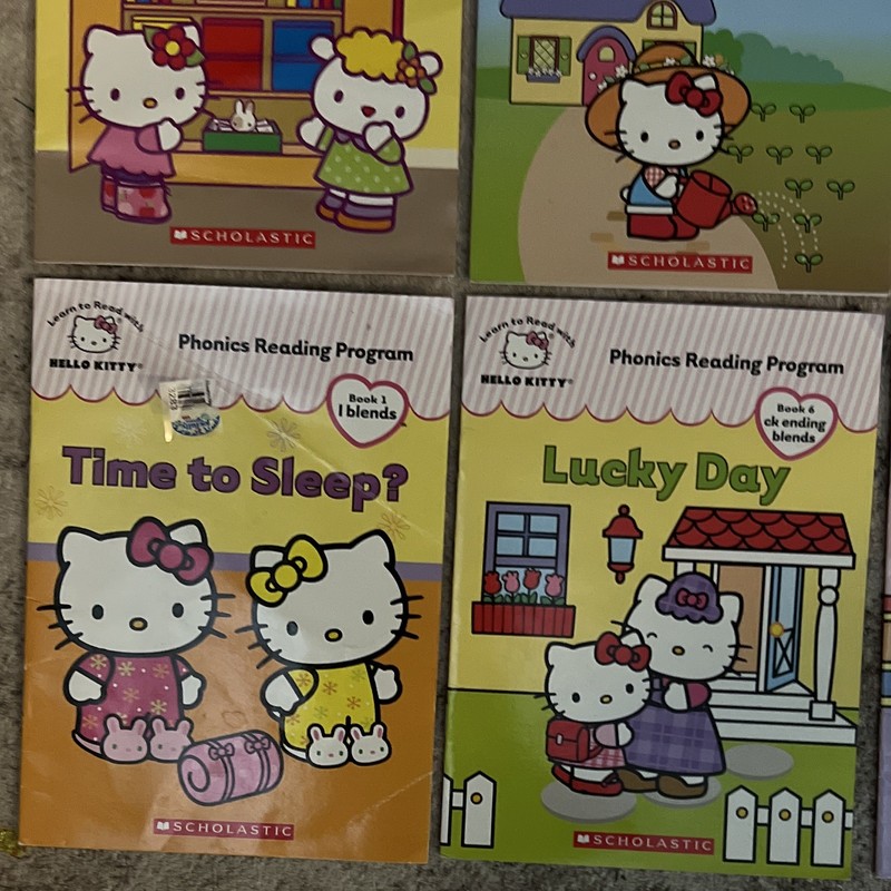 Scholastic Hello Kitty Phonics Reading Program Lot of 10 Books Like New gallery