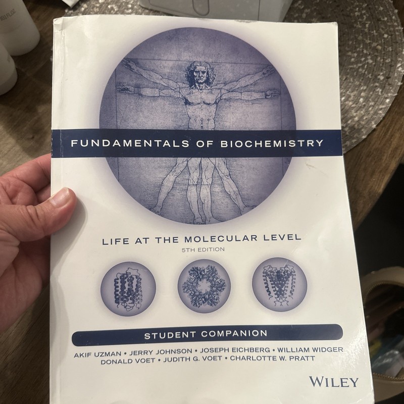 Fundamentals of Biochemistry, Student Companion : Life at the Molecular Level