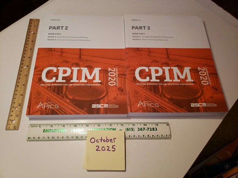 APISC CPIM 2020 Learning System PART 2 Books 1 & 2 PB