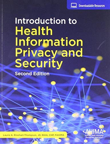 Introduction to Health Information Privacy & Security by Rinehart-Thompson