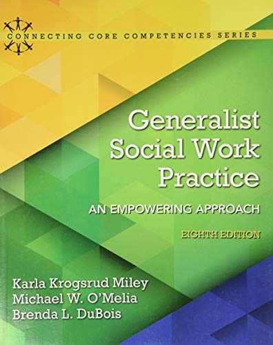 Generalist Social Work – Paperback, by Miley Karla; O’Melia – Very Good d