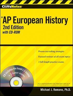 CliffsNotes AP European History with CD-ROM, 2nd Edition by Romano, Michael J.