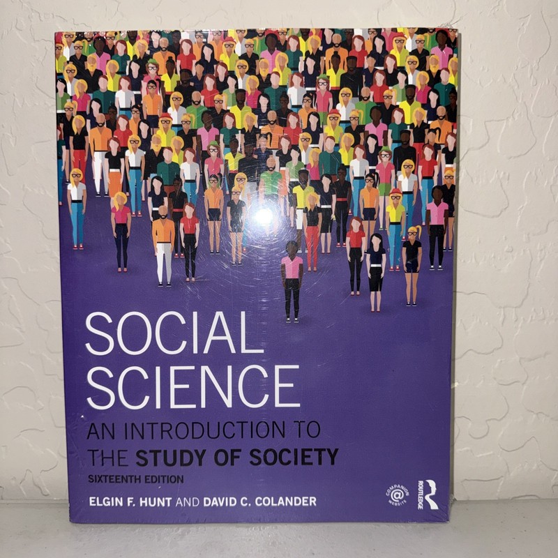 Social Science : An Introduction to the Study of Society by David C. Colander…