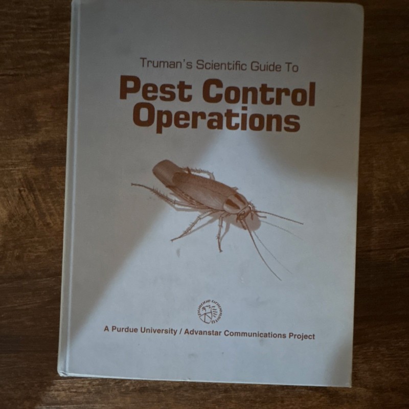 Truman’s Scientific Guide Pest Control 4th Ed Hardcover Purdue University Book