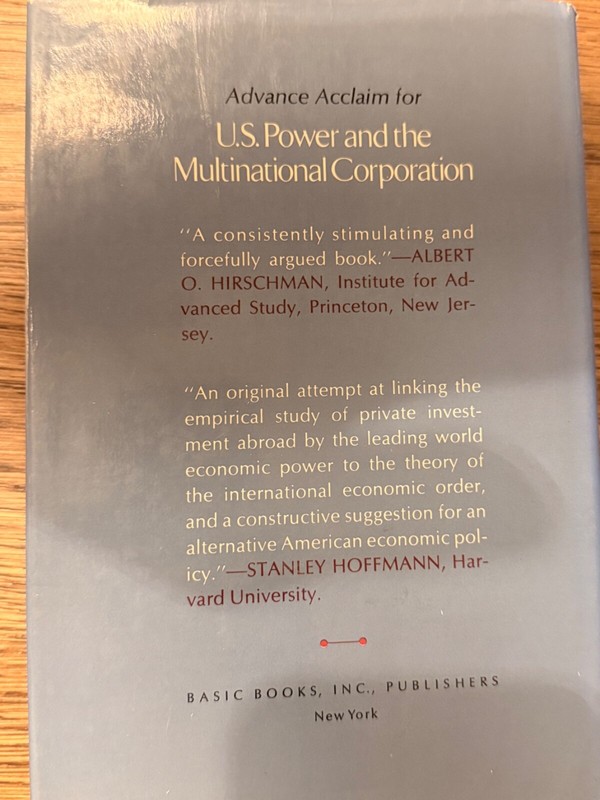 U.S. Power and the Multinational Corporation (Collector’s Edition) gallery