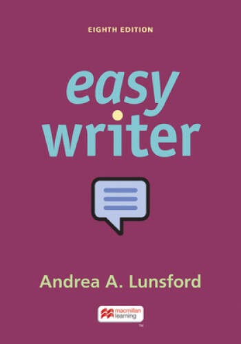 EasyWriter – Spiral-bound By Lunsford, Andrea A – VERY GOOD