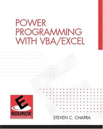Power Programming with VBA/Excel (E…, Chapra, Steven