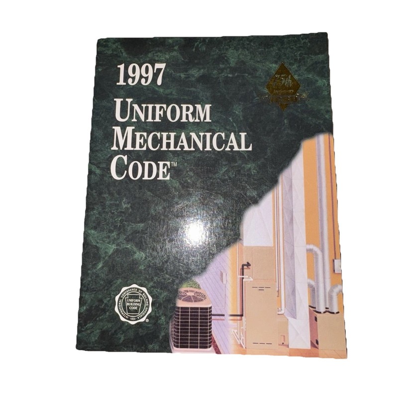 NEW Uniform Mechanical Code 1997 International Conference of Building Officials