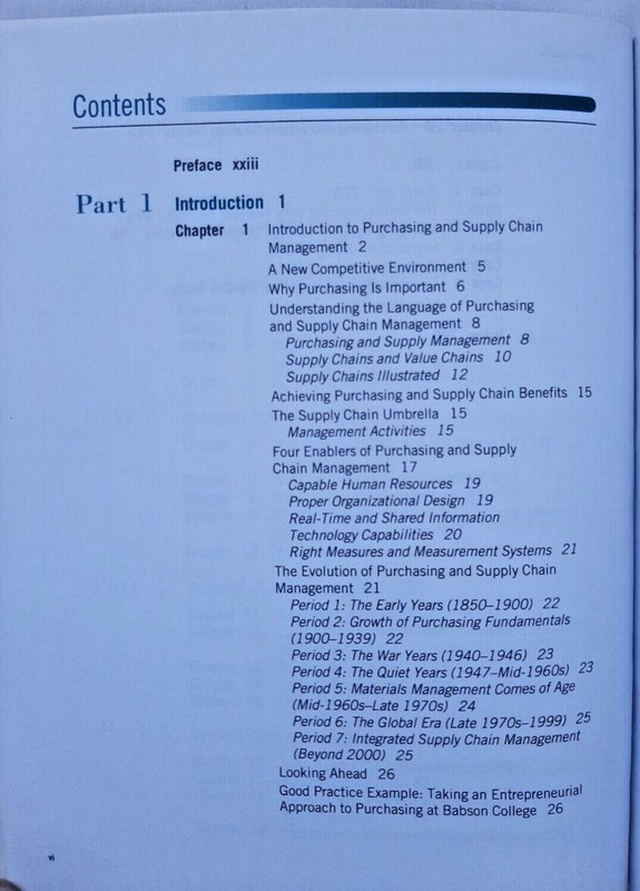 Purchasing & Supply Chain Management by R. M. Monczka & others, Cengage Learning gallery