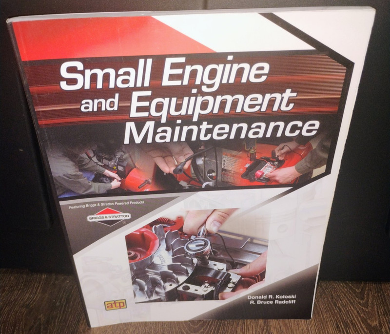 ATP Small Engine and Equipment Maintenance Paperback Koloski Radcliff Homeschool