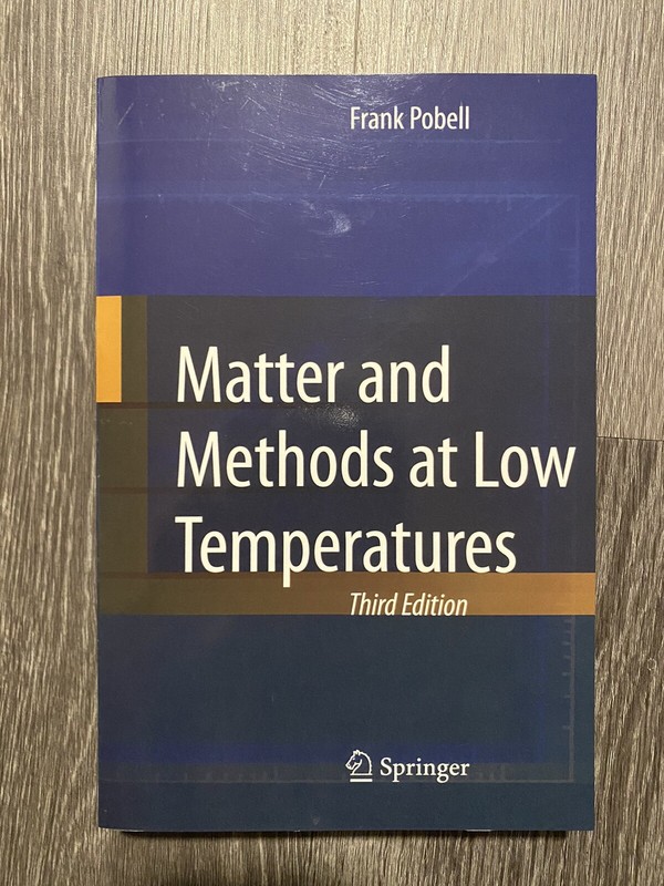 Matter and Methods at Low Temperatures by Frank Pobell (2007, Paperback)