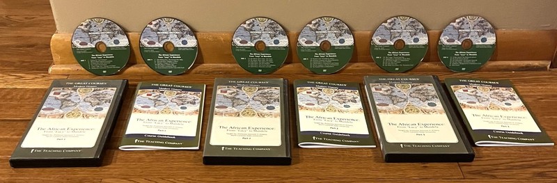 THE AFRICAN EXPERIENCE-“Lucy” to Mandela-THE GREAT COURSES-6 DVD, 3 Books-SUPERB