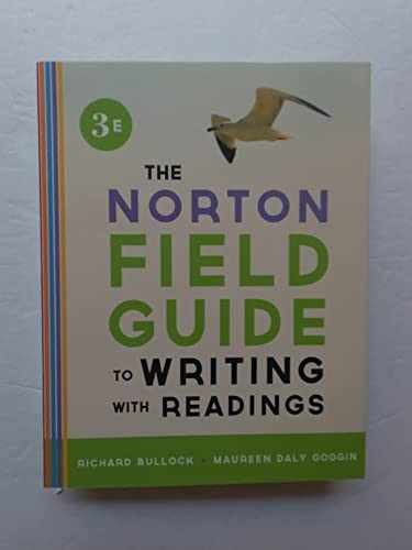 The Norton Field Guide to – Paperback, by Bullock Richard Goggin – Acceptable r