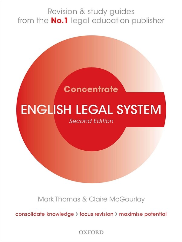 English Legal System Concentrate: Law Revision and Study Guide B