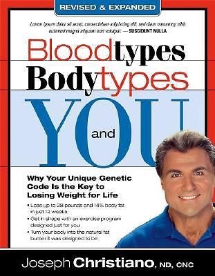 Blood Types, Body Types And You; Re- 9781599792903, Joseph Christiano, paperback