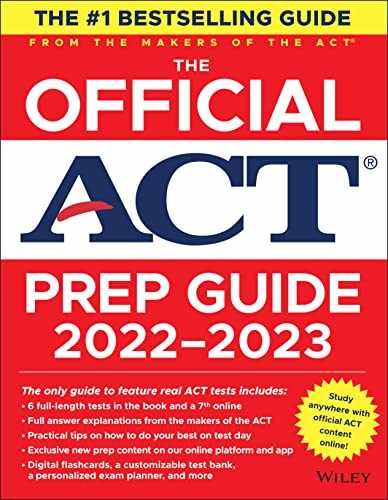 The Official ACT Prep Guide 2022-2023, (Book – Paperback, by ACT – Acceptable p