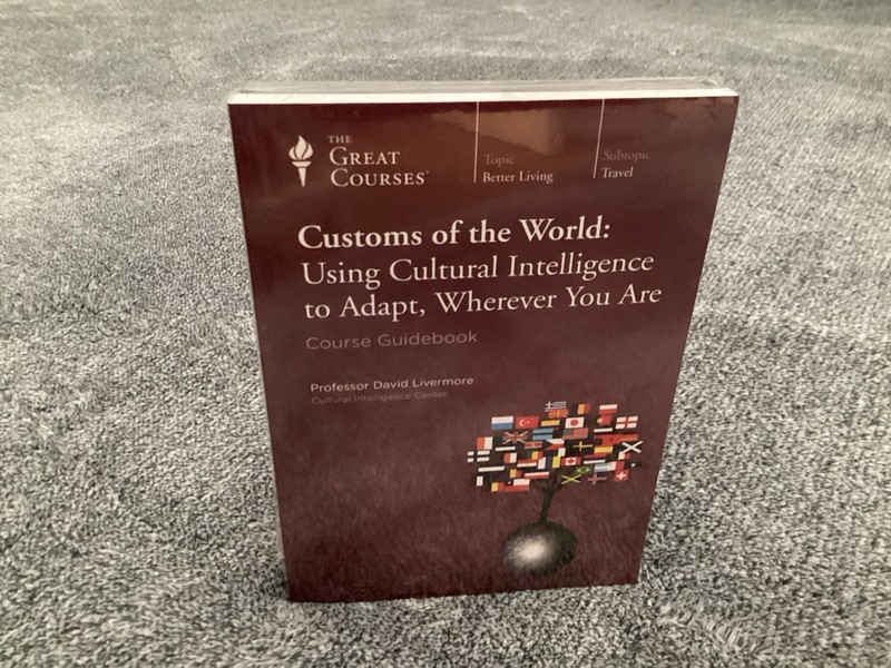Great Courses 4 DVDs & Guidebook Customs Of The World Using Cultural New Sealed