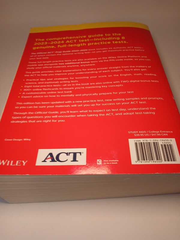 Official ACT Prep Guide 2023-2024 : Book + 8 Practice Tests gallery