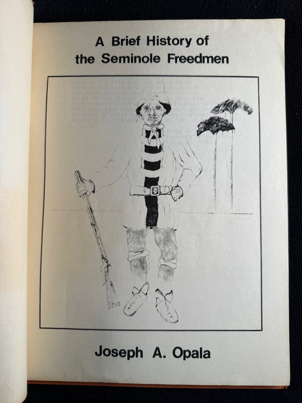 A Brief History of the Seminole Freedmen Joseph A. Opala Afroamerican Studies gallery