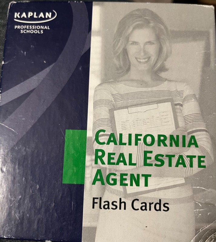 KAPLAN California Real Estate Agent Flash Cards 2006