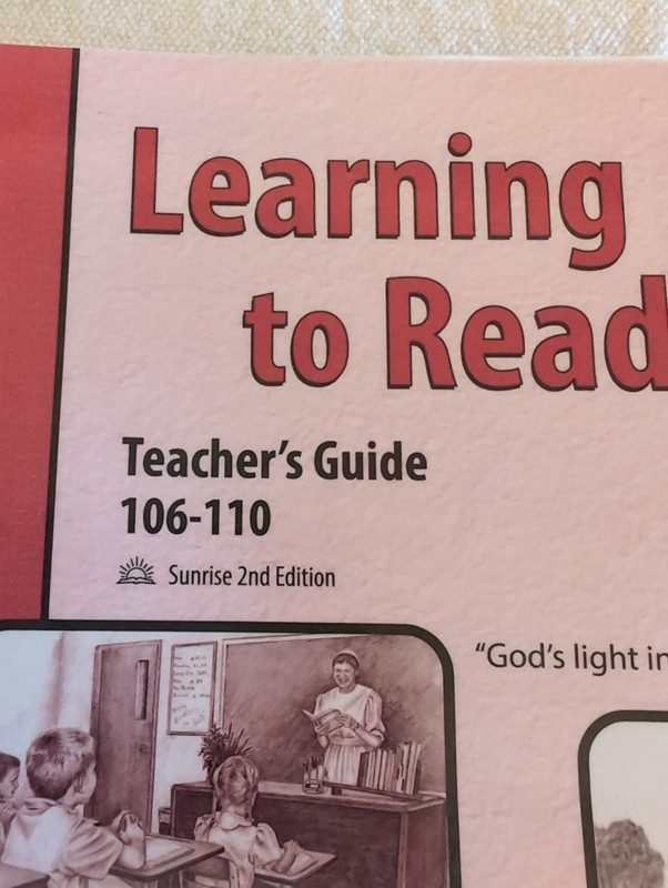 Learning To Read Christian Light Education Teachers Guide 106-110