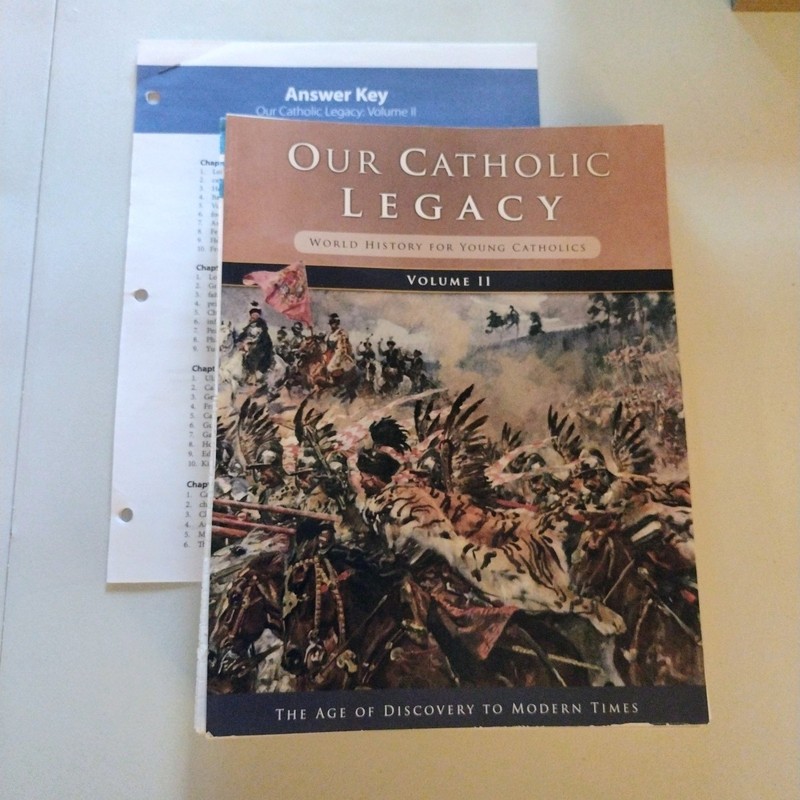 Seton Our Catholic Legacy Vol. 2 World History 3-hole Punched Homeschool