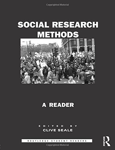 SOCIAL RESEARCH METHODS: A READER (ROUTLEDGE STUDENT By Clive Seale *Excellent*