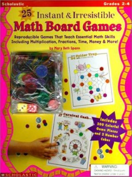 25 Math Board Games : Instant Games that Teach Essential Math Ski