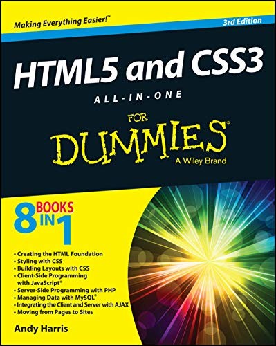 HTML5 and CSS3 All-in-One For Dummies - Paperback By Harris, Andy - GOOD