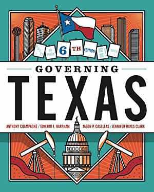 Governing Texas – Paperback, by Champagne Anthony; Harpham Edward – Very Good