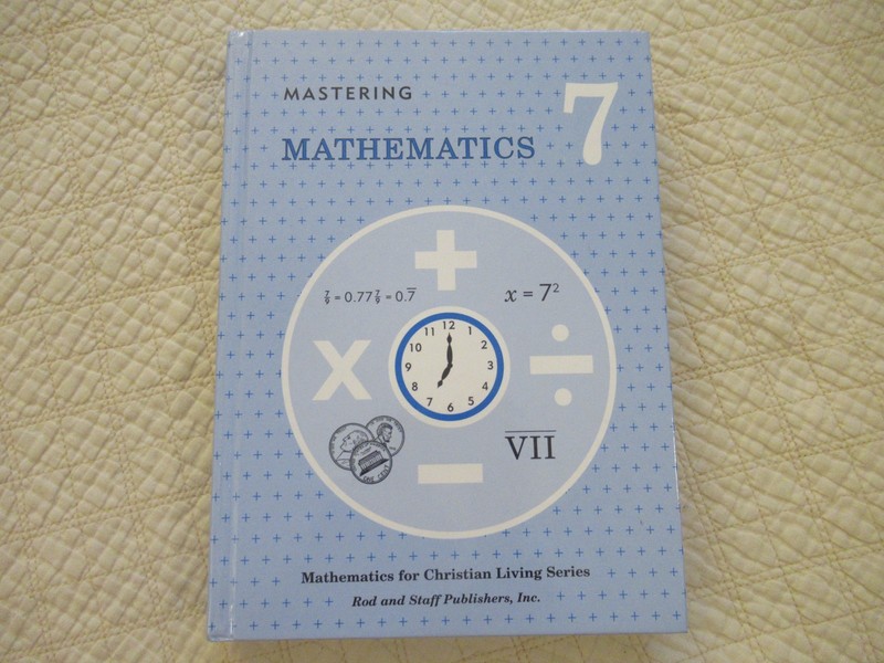 Mastering Mathematics 7 Student Hardcover Textbook (Rod and Staff Publishers)