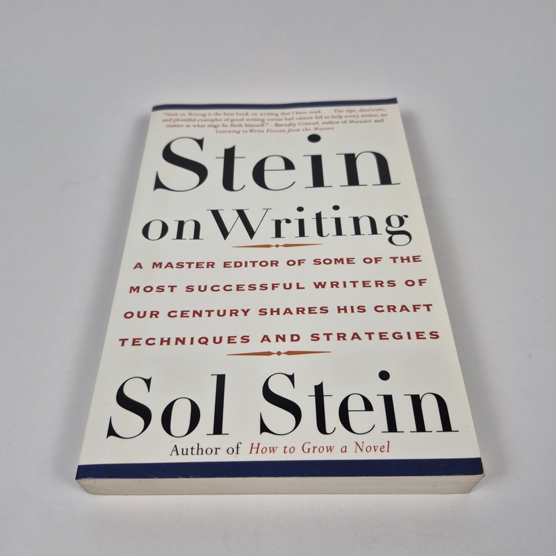Stein on Writing Sol Stein Paperback Writing Guide Author Craft Techniques Book