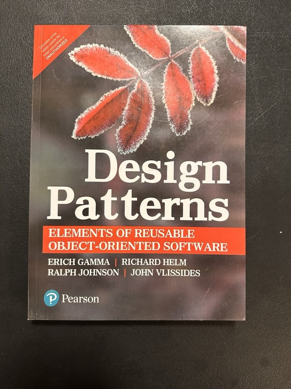 Design Patterns ELEMENTS OF REUSABLE OBJECT-ORIENTED SOFTWARE By ERICH GAMMA