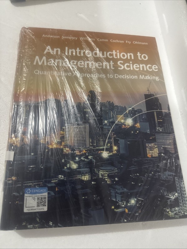 Introduction to Management Science : Quantitative Approaches to Decision Making