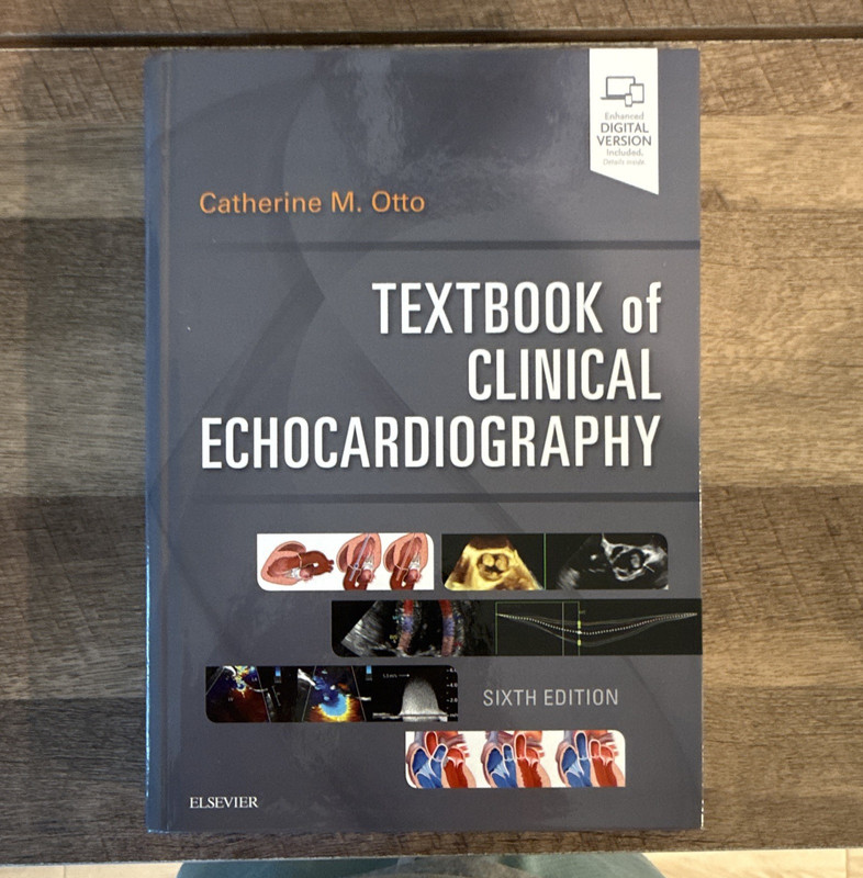 Elsevier Textbook of Clinical Echocardiography 6th Ed Hardcover 2016 + Digital