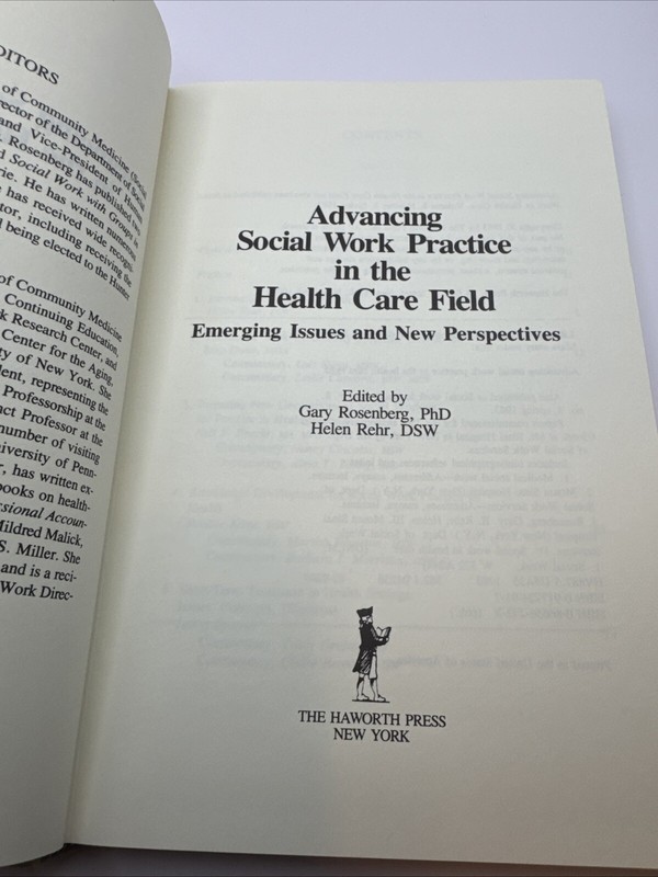 Advancing Social Work Practice in the Health Care Field: Emerging Issues HC 1983 gallery