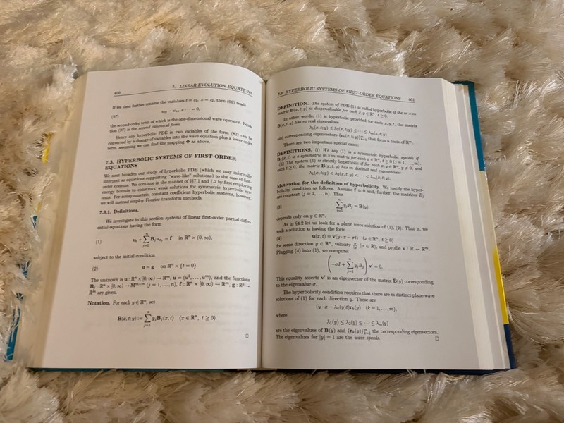 Partial Differential Equations by Lawrence C. Evans (hardcover, rare) gallery