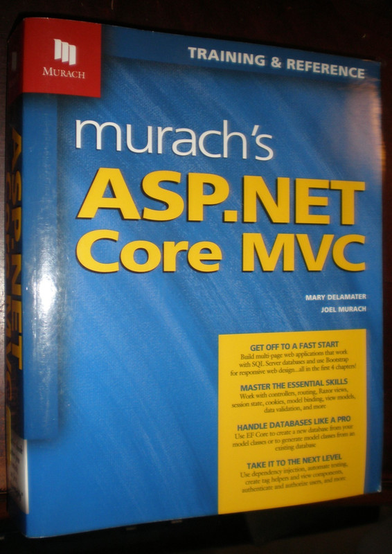 Murach’s ASP. NET Core MVC by Mary Delamater and Joel Murach 2020 BRAND NEW