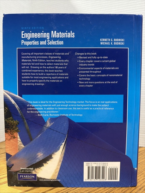 Engineering Materials : Properties and Selection by Kenneth Budinski and Michael gallery