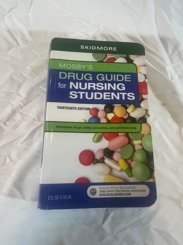 Mosby’s Drug Guide for Nursing Students with 2020 Update by Linda Skidmore-Roth
