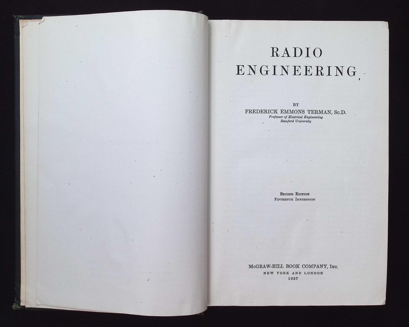 Radio Engineering by Frederick Emmons Terman, 1937 2nd Edition, McGraw-Hill HB gallery