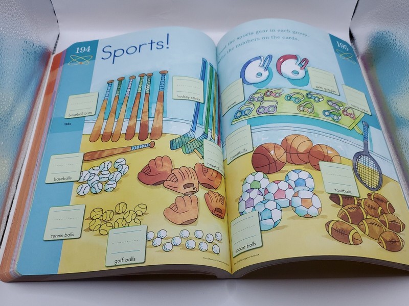 📔Brain Quest Workbook: Kindergarten Paperback w/🕙STICKERS🦁🔠🐶🐱⭐️🔢Ages K5-6 gallery