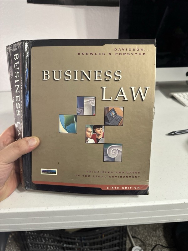 Business Law: Principles and Cases – Davidson, Daniel V.|Knowles, Sixth Edition