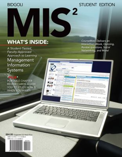 MIS2 : Management Information System Paperback Hossein Bidgoli
