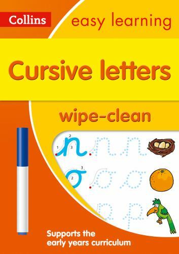 Cursive Letters Age 3-5 Wipe Clean Activity Book by Collins Easy Learning, Co…