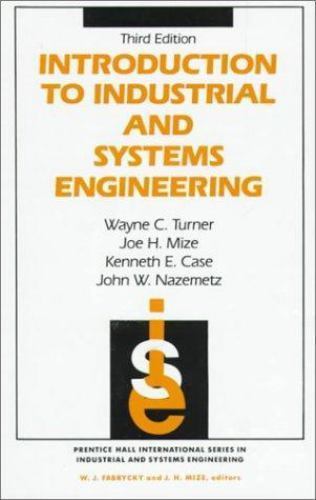Introduction To Industrial And Systems Enginee- 9780134817897, paperback, Turner