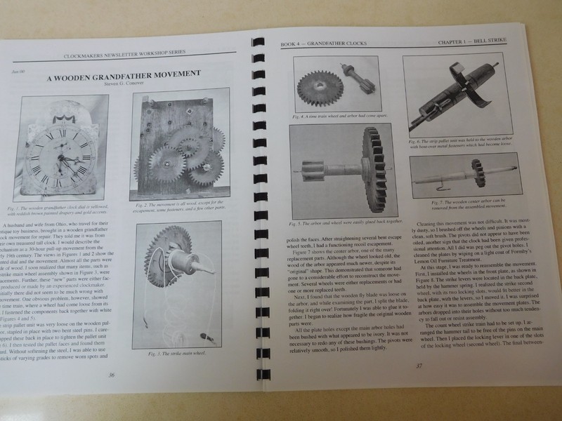 BOOK 4 GRANDFATHER CLOCKS : CLOCKMAKERS NEWSLETTER WORKSHOP SERIES - CONOVER gallery